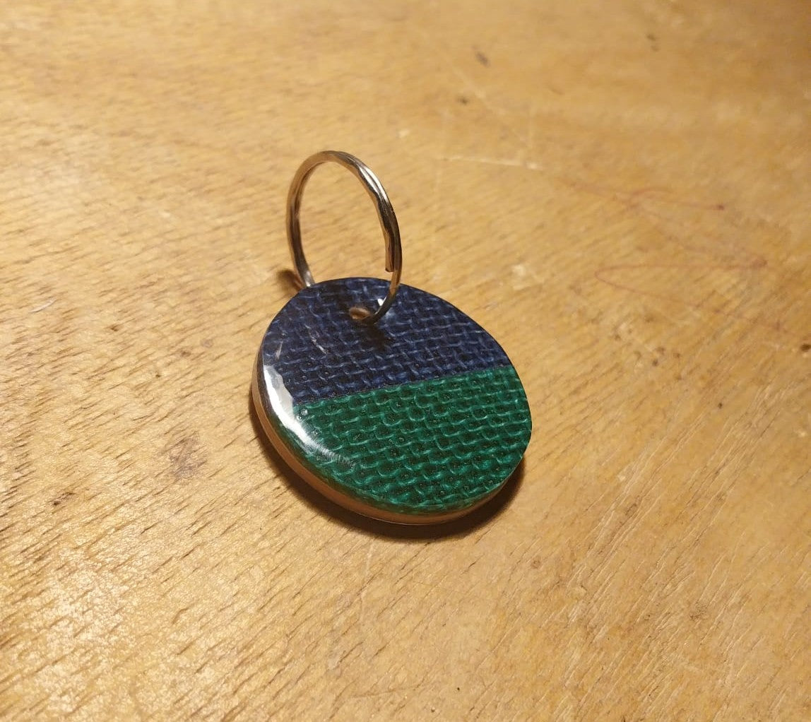 Portachiavi Bicolor - Il classico al quadrato